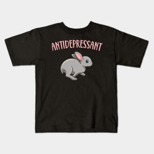 Pet Rabbit Antidepressant Kids T-Shirt